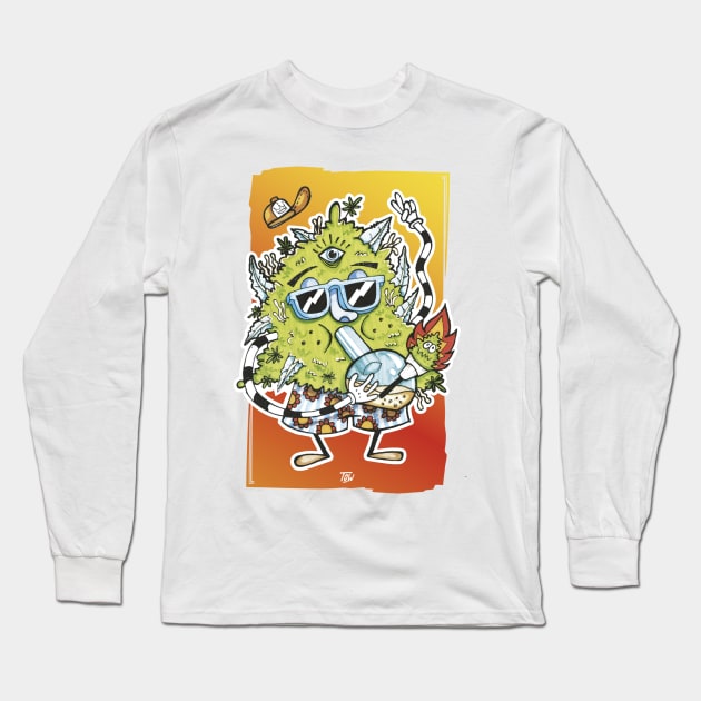 Smoke Weed Long Sleeve T-Shirt by TOW